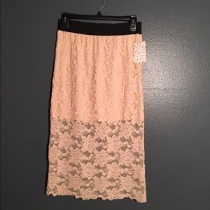Blush Free People Skirt